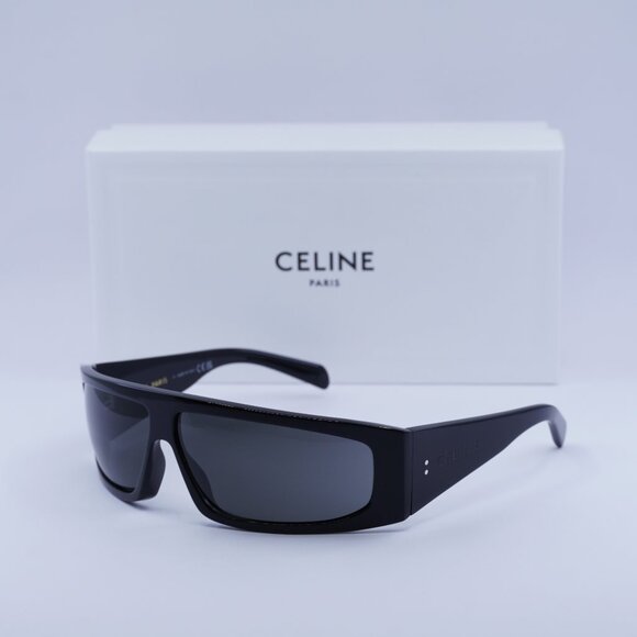 Final Price! Celine CL40291I 01A Black/Smoke Sunglasses - Picture 1 of 10